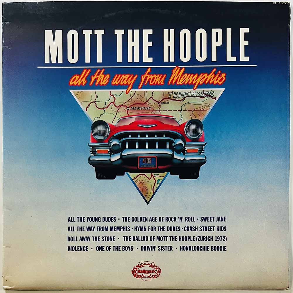 Mott The Hoople LP All The Way From Memphis  kansi VG+ levy EX Käytetty LP