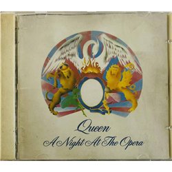 Queen Käytetty CD A night at the opera  kansi VG- levy VG+ Käytetty CD