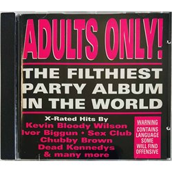 Wayne County, Tap, Sex Club Käytetty CD Adults only! The filhiest party album in the world  kansi EX levy EX Käytetty CD