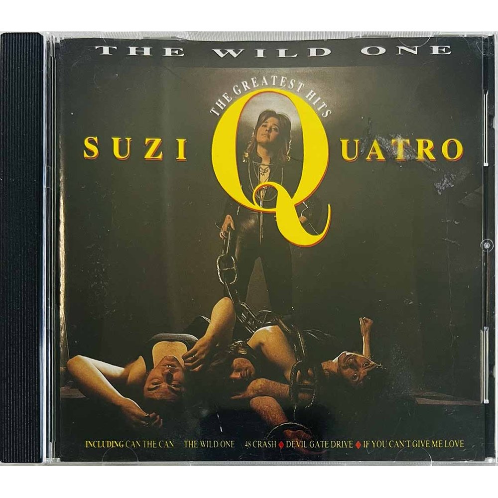 Quatro Suzi Käytetty CD WIld One, the greatest hits  kansi EX levy EX Käytetty CD