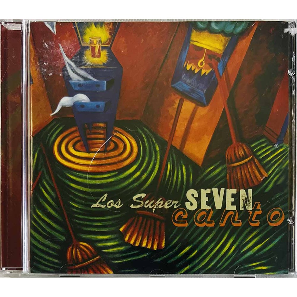 Los Super Seven Käytetty CD Canto  kansi EX levy EX Käytetty CD