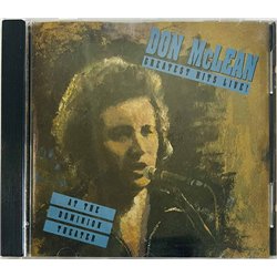 McLean Don Käytetty CD Greatest Hits Live! at the Dominion Theater  kansi EX levy EX Käytetty CD