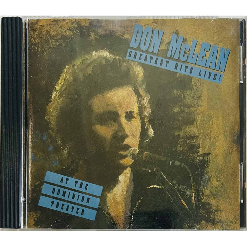 McLean Don Käytetty CD Greatest Hits Live! at the Dominion Theater  kansi EX levy EX Käytetty CD