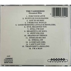 Yardbirds Käytetty CD Greatest Hits  kansi EX levy EX Käytetty CD