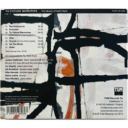 Aaltonen Juhani Käytetty CD To future memories  kansi EX- levy EX Käytetty CD