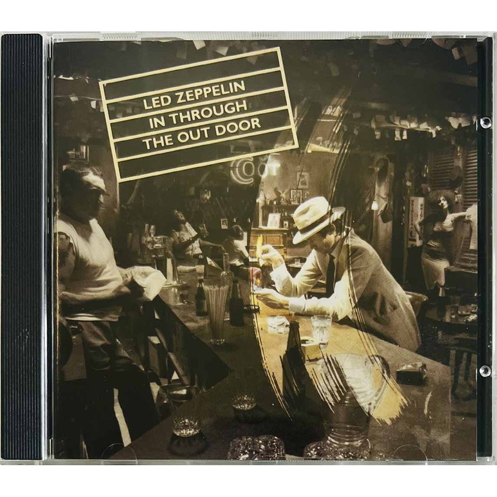 Led Zeppelin Käytetty CD In through the out door  kansi EX levy EX Käytetty CD