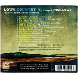 Hayes Carll, Gaitkin Rose, Colin Gilmore Käytetty CD Lowe Country (The Songs Of Nick Lowe)  kansi EX levy EX Käytetty CD