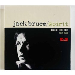 Bruce Jack Käytetty CD Spirit live at BBC 1971-1978 3CD  kansi EX levy EX Käytetty CD
