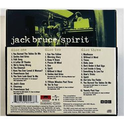 Bruce Jack Käytetty CD Spirit live at BBC 1971-1978 3CD  kansi EX levy EX Käytetty CD