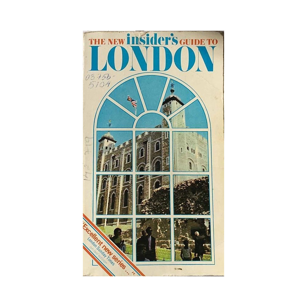 New insider’s guide to London : Macdonald and Jane’s - Något använd bok