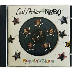 Carl Perkins and NRBQ Käytetty CD Boppin’ the Blues  kansi EX levy EX Käytetty CD