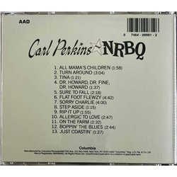 Carl Perkins and NRBQ Käytetty CD Boppin’ the Blues  kansi EX levy EX Käytetty CD