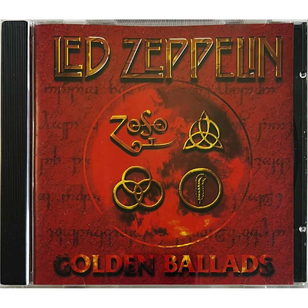 Led Zeppelin Käytetty CD Golden Ballads, huuhaa yhtiö WH ei alkuperäinen  kansi VG levy EX Käytetty CD