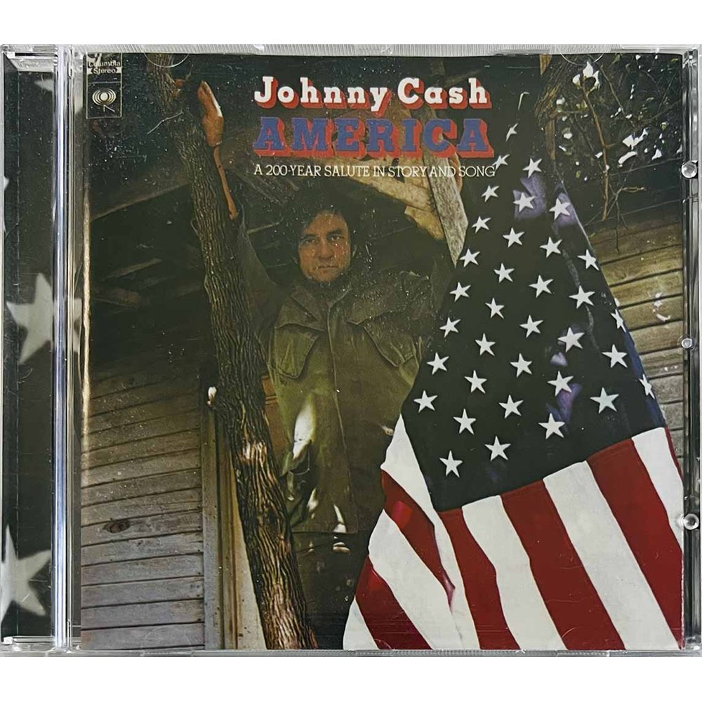Cash Johnny Käytetty CD America (A 200-year salute in story and song)  kansi EX levy EX Käytetty CD