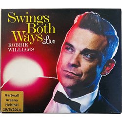Williams Robbie Käytetty CD Swings Both Ways Live 2CD  kansi EX levy EX- Käytetty CD