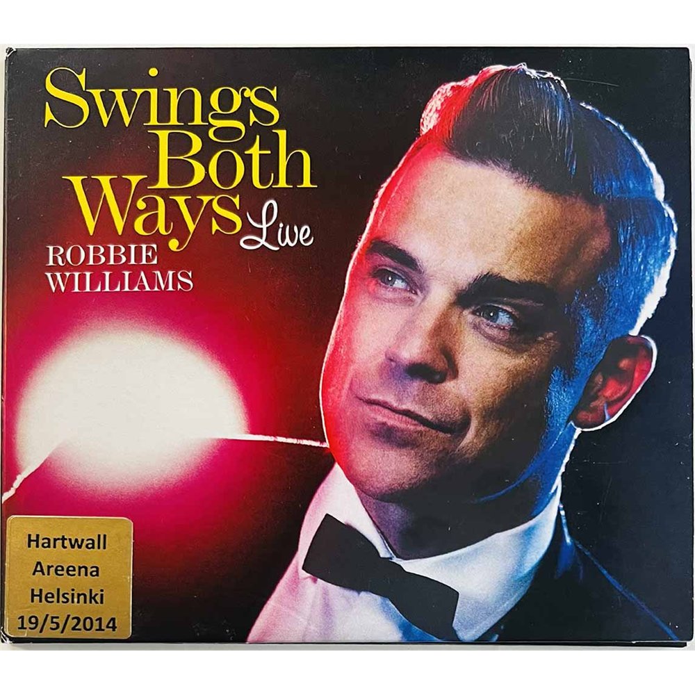Williams Robbie Käytetty CD Swings Both Ways Live 2CD  kansi EX levy EX- Käytetty CD