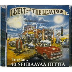 Leevi And The Leavings Käytetty CD Torstai... 40 Seuraavaa Hittiä 2CD  kansi EX levy EX Käytetty CD