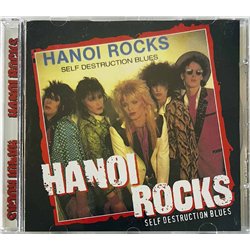 Hanoi Rocks Käytetty CD Self Destruction Blues  kansi EX levy VG+ Käytetty CD