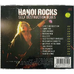 Hanoi Rocks Käytetty CD Self Destruction Blues  kansi EX levy VG+ Käytetty CD