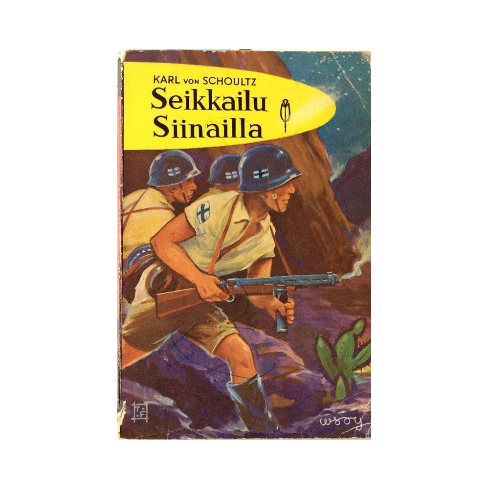 Seikkailu Siinailla: Karl von Schoultz, punainen sulka 17  kansi VG sisäsivut EX- Käytetty kirja