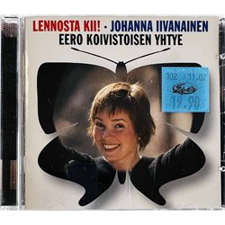 Iivanainen Johanna & Eero Koivistoisen yhtye  Käytetty CD Lennosta kii!  kansi EX levy EX Käytetty CD
