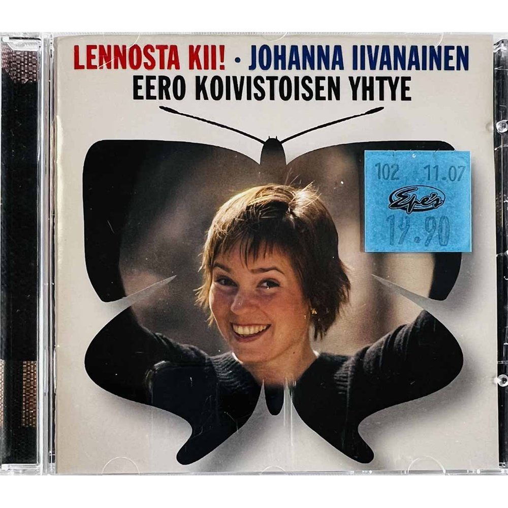 Iivanainen Johanna & Eero Koivistoisen yhtye  Käytetty CD Lennosta kii!  kansi EX levy EX Käytetty CD