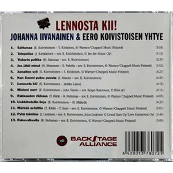 Iivanainen Johanna & Eero Koivistoisen yhtye  Käytetty CD Lennosta kii!  kansi EX levy EX Käytetty CD