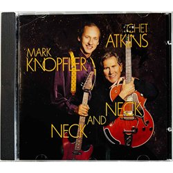 Knopfler Mark and Chet Atkins Käytetty CD Neck and neck  kansi EX levy EX Käytetty CD