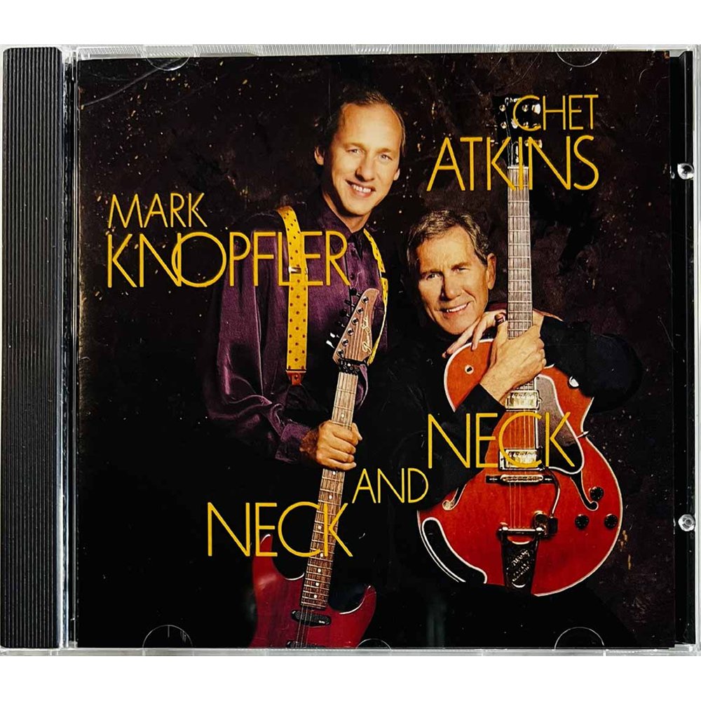 Knopfler Mark and Chet Atkins Käytetty CD Neck and neck  kansi EX levy EX Käytetty CD