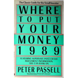 Where to put your money 1989 : Peter Passell - Något använd bok
