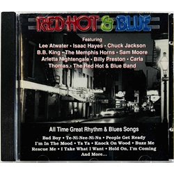 Isaac Hayes, Carla Thomas, B.B. King Käytetty CD Red Hot & Blue  kansi EX- levy EX Käytetty CD