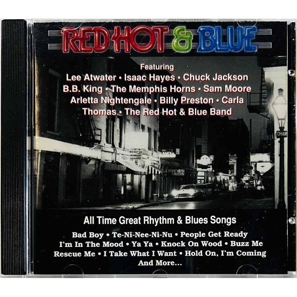 Isaac Hayes, Carla Thomas, B.B. King Käytetty CD Red Hot & Blue  kansi EX- levy EX Käytetty CD