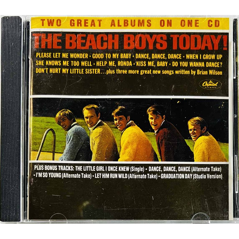 Beach Boys Käytetty CD Today! & Summer Days  kansi EX- levy VG+ Käytetty CD
