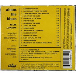 London Julie Käytetty CD About The Blues  kansi EX- levy EX Käytetty CD