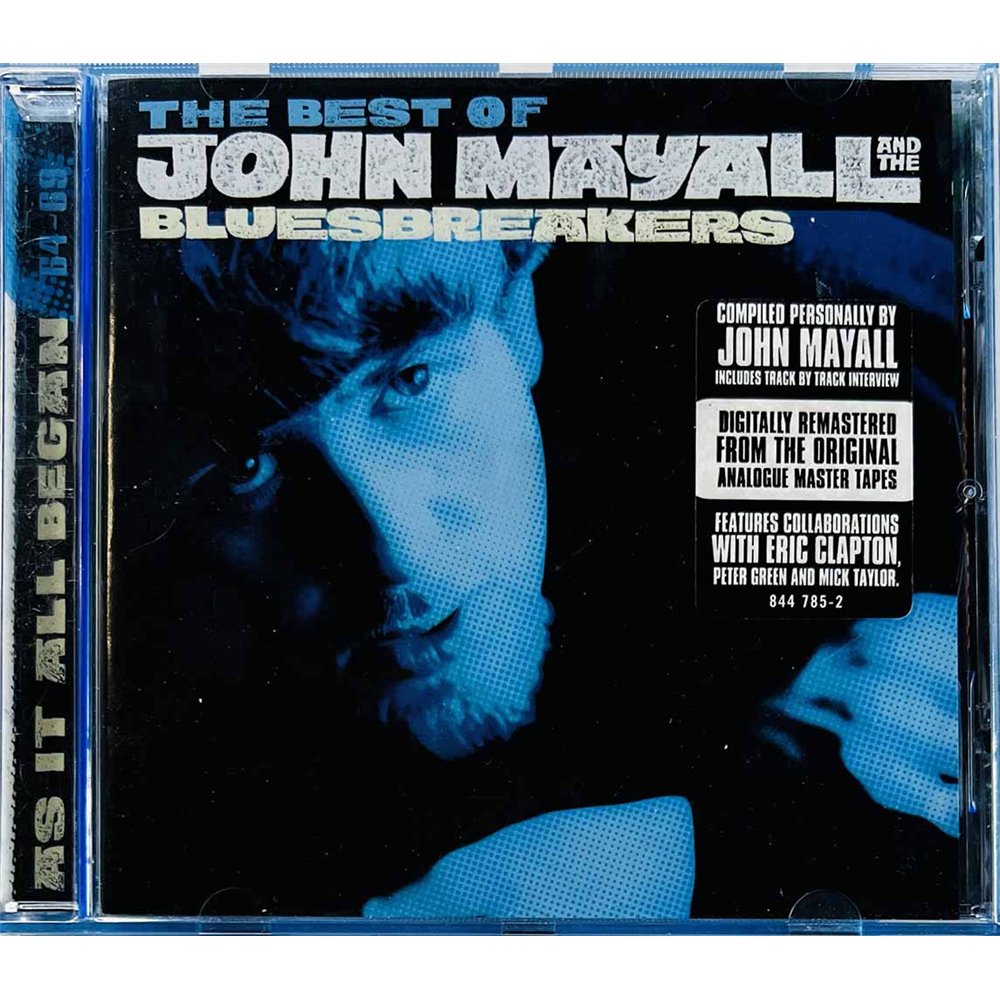 John Mayall And The Bluesbreakers Käytetty CD As It All Began 1964-69  kansi EX- levy EX- Käytetty CD