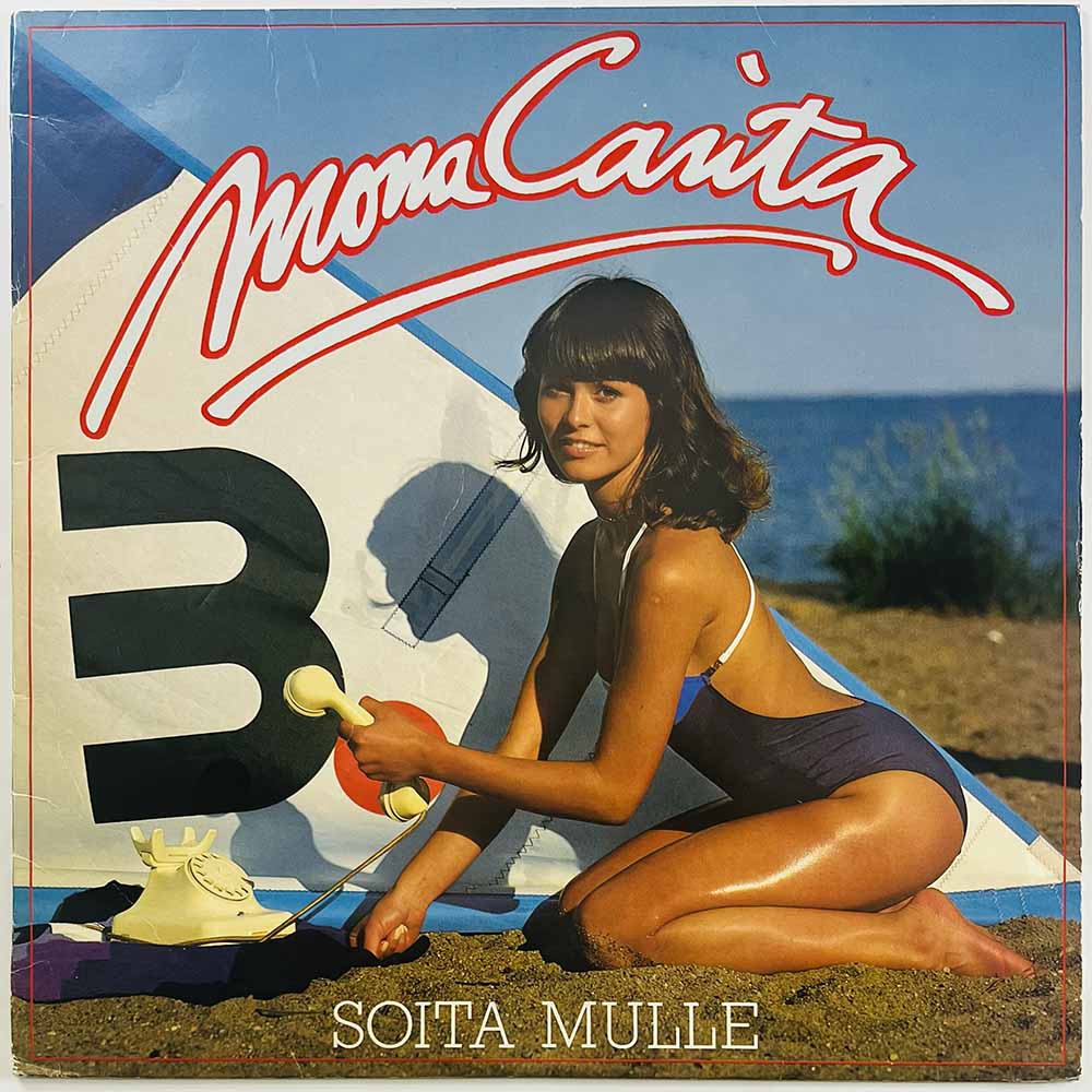 Mona Carita LP Soita Mulle  kansi VG+ levy EX- Käytetty LP