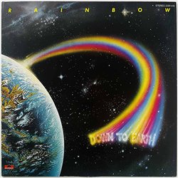 Rainbow LP Down to earth  kansi VG+ levy EX- Käytetty LP