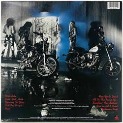 Mötley Crüe LP Girls, Girls, Girls  kansi EX levy EX Käytetty LP