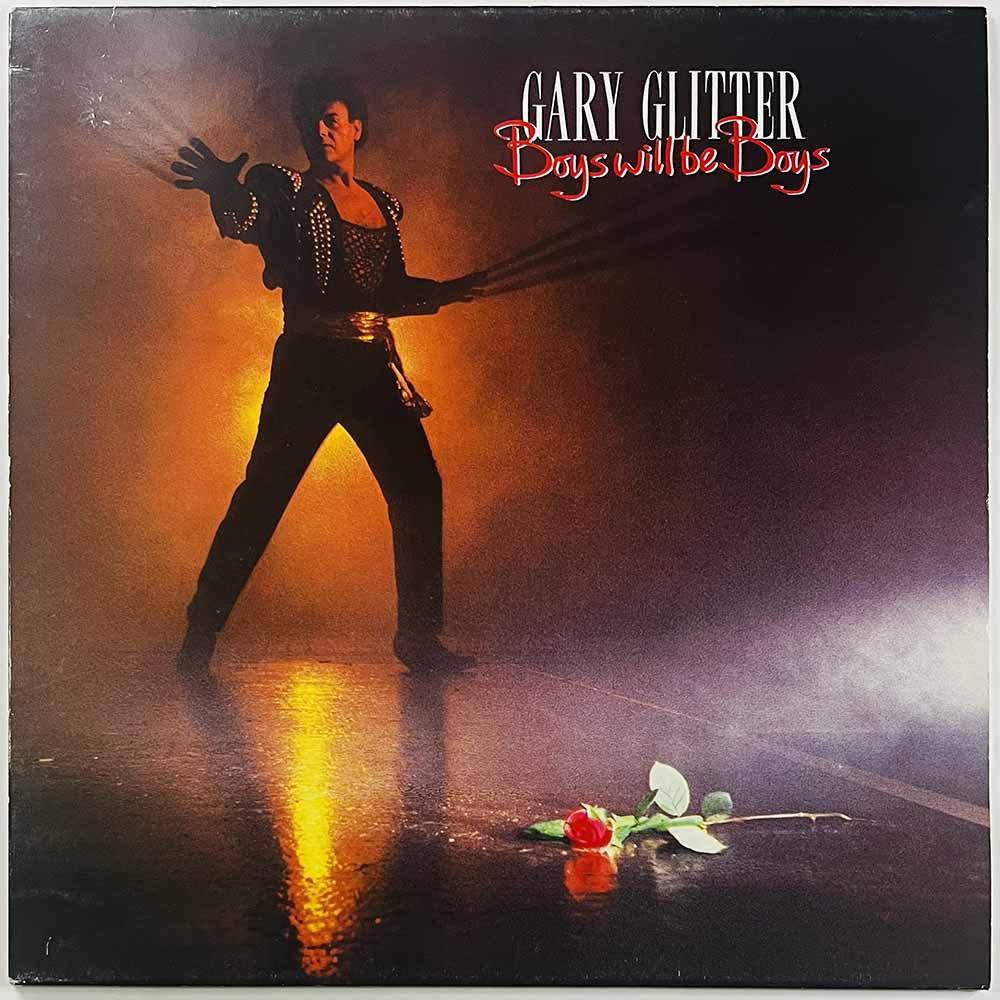 Glitter Gary LP Boys Will Be Boys  kansi VG+ levy EX Käytetty LP