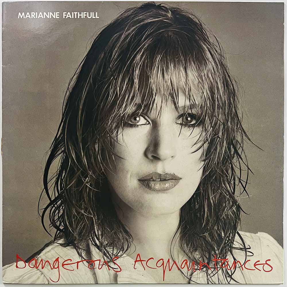 Faithfull Marianne LP Dangerous Acquaintances  kansi VG levy EX Käytetty LP
