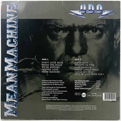 U.D.O. LP Mean Machine  kansi VG+ levy VG+ Käytetty LP