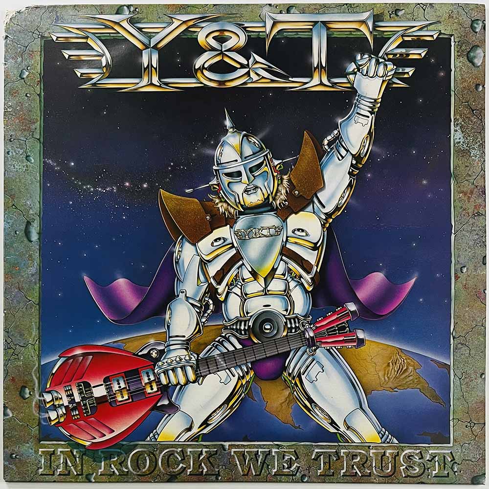 Y & T LP In rock we trust  kansi VG- levy EX- Käytetty LP