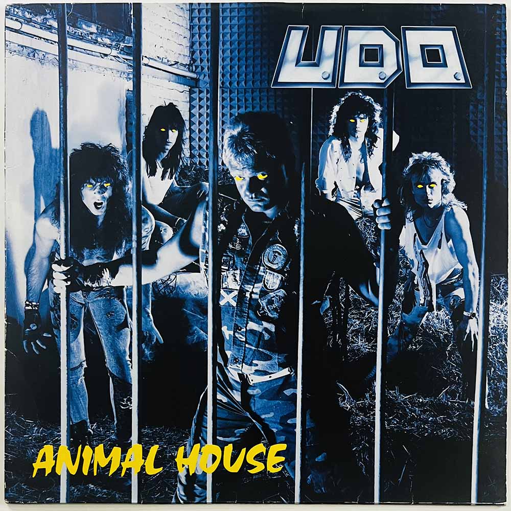 U.D.O. LP Animal House  kansi VG+ levy VG+ Käytetty LP