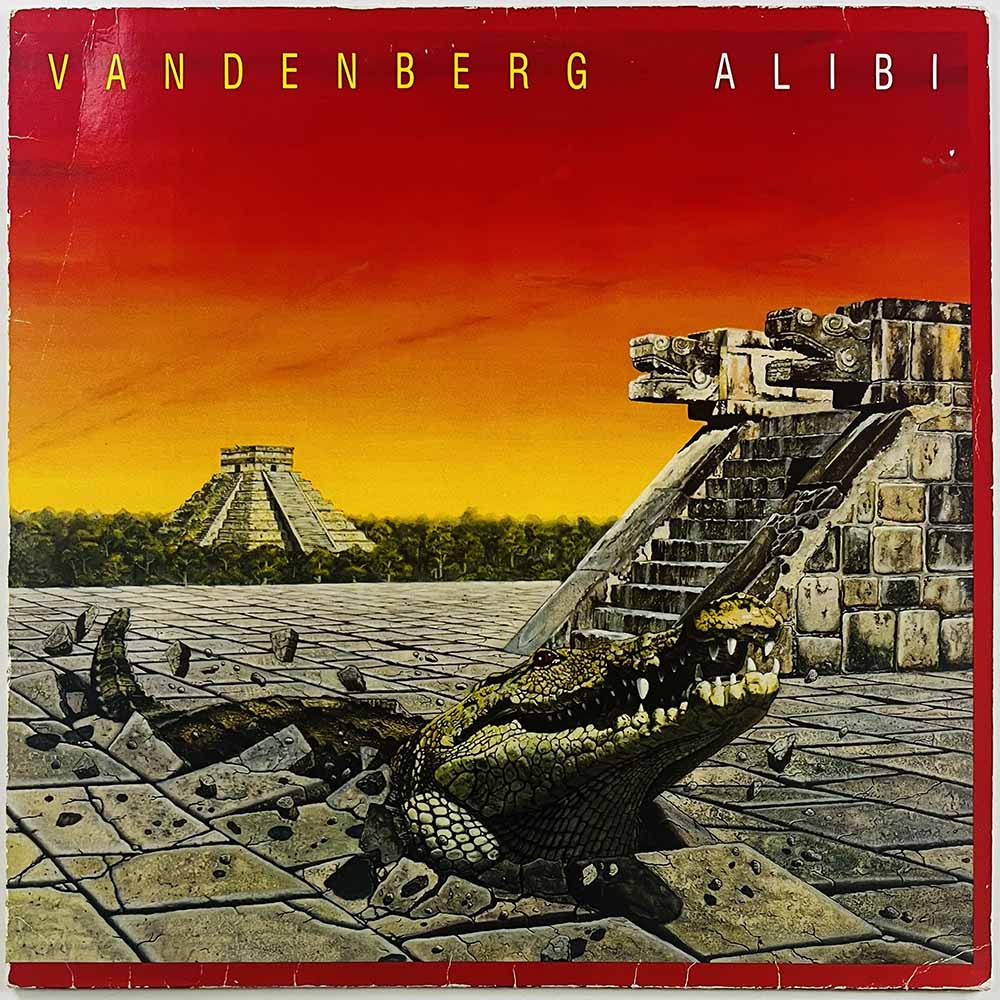 Vandenberg LP Alibi  kansi VG- levy EX- Käytetty LP