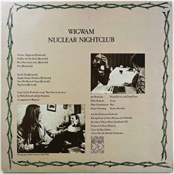 Wigwam LP Nuclear Nightclub  kansi VG+ levy EX- Käytetty LP