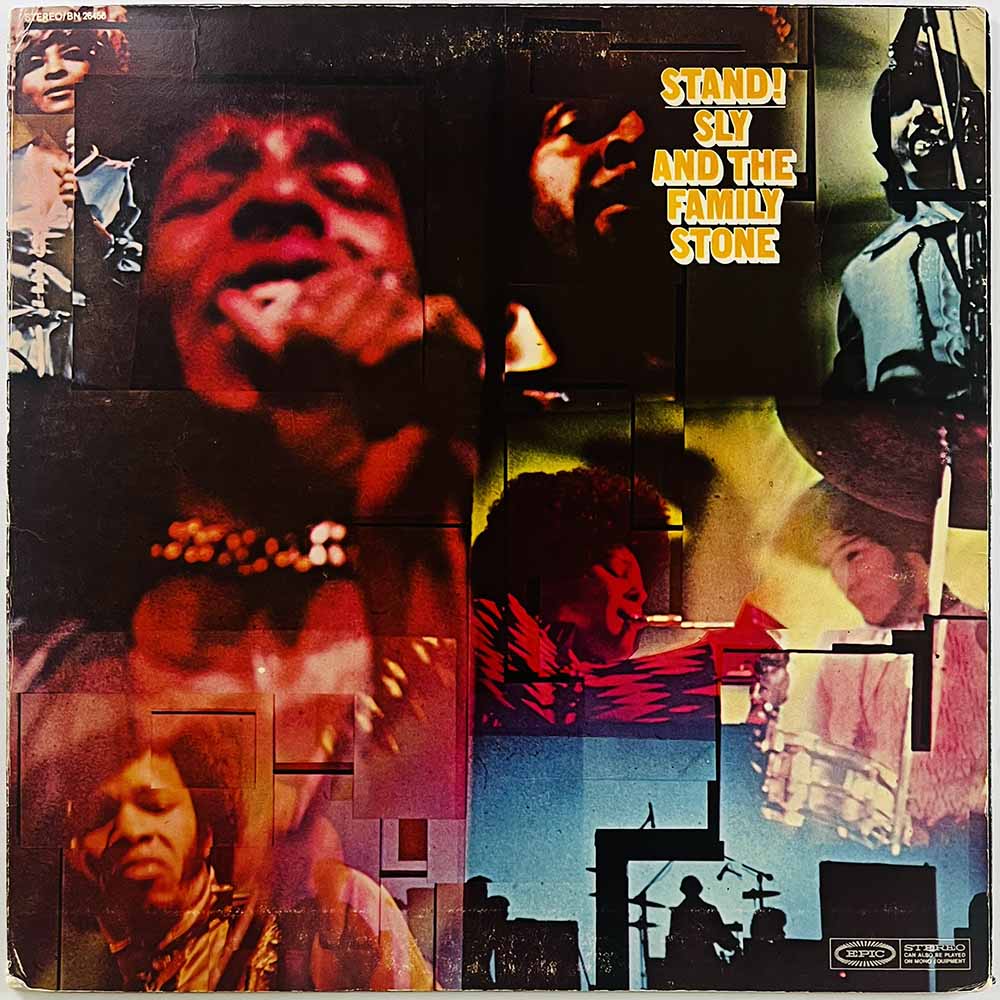 Sly and the Family Stone LP Stand!  kansi VG levy VG Käytetty LP
