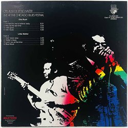 Otis Rush & Little Walter LP Live at the Chicago Blues Festival  kansi EX levy VG+ Käytetty LP