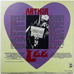 Lee Arthur LP Arthur Lee  kansi EX levy EX Käytetty LP