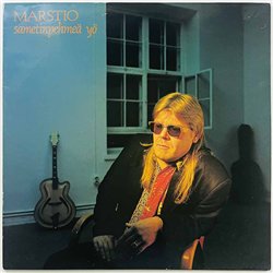 Marstio Harri LP Sametinpehmeä yö  kansi EX- levy EX Käytetty LP