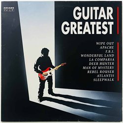 Hollestelle Hans LP Guitar Greatest  kansi EX levy EX Käytetty LP